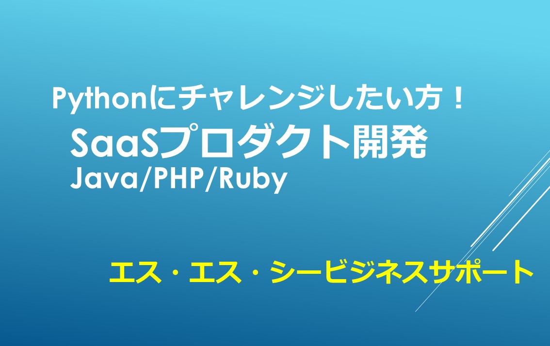 Python,Rubyに挑戦したい方！私服OK　Java C言語対応可能な方！！