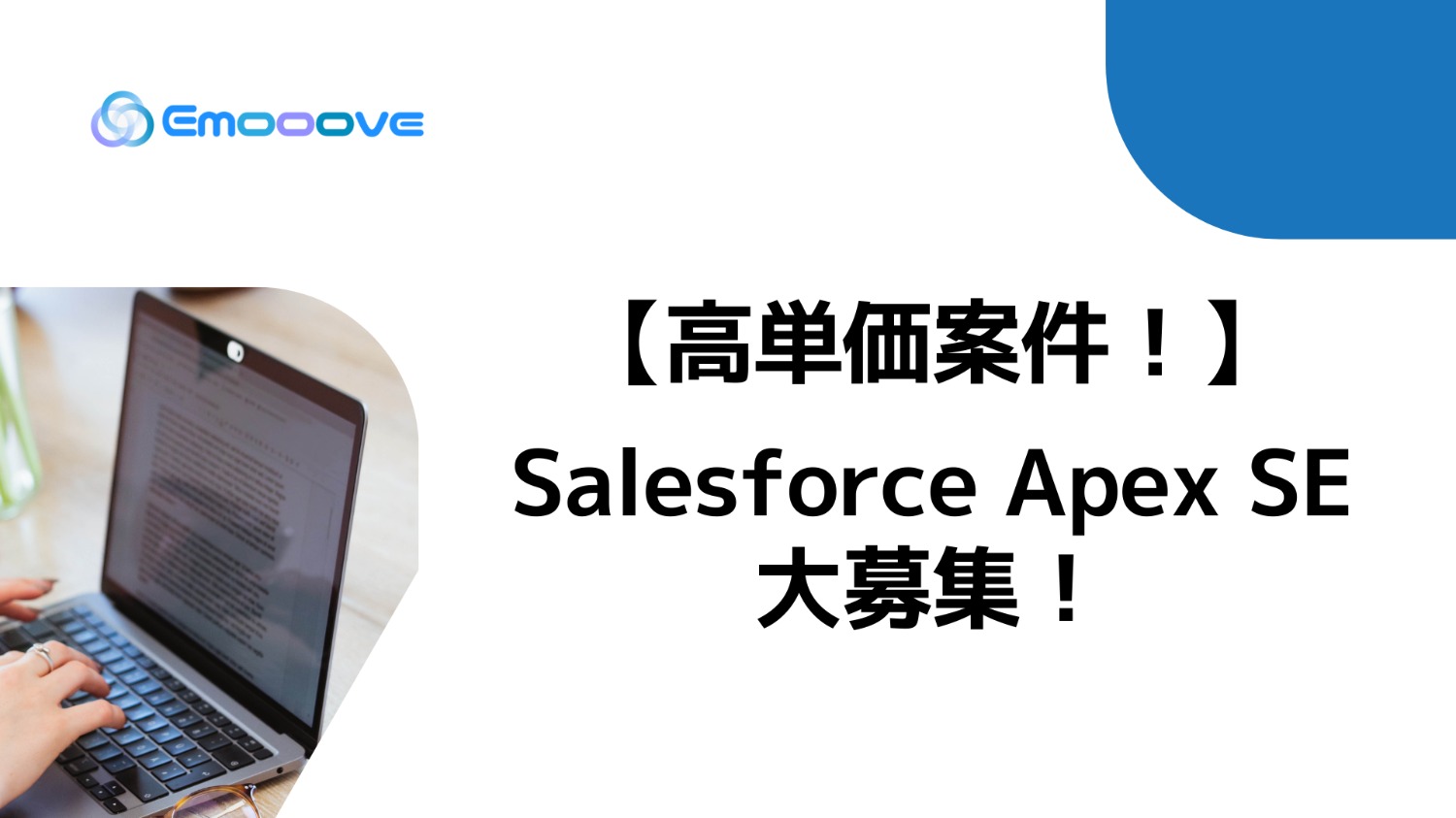 【高単価案件】Salesforce Apex SE大募集！