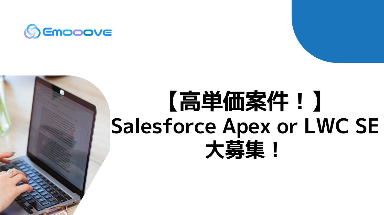【高単価案件】Salesforce Apex or LWC SE大募集！