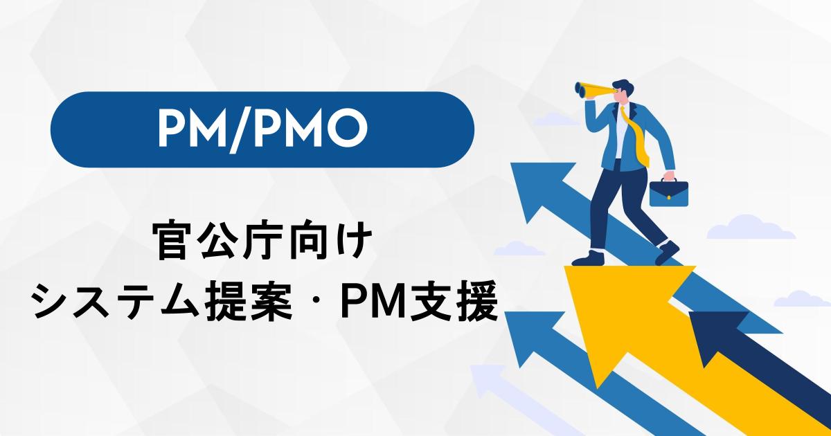 【PM/PMO】システム開発経験10年｜MAX95万｜官公庁向けシステムにおける提案・PM支援