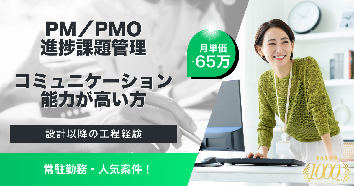【常駐／進捗課題管理】航空会社様向けPMO