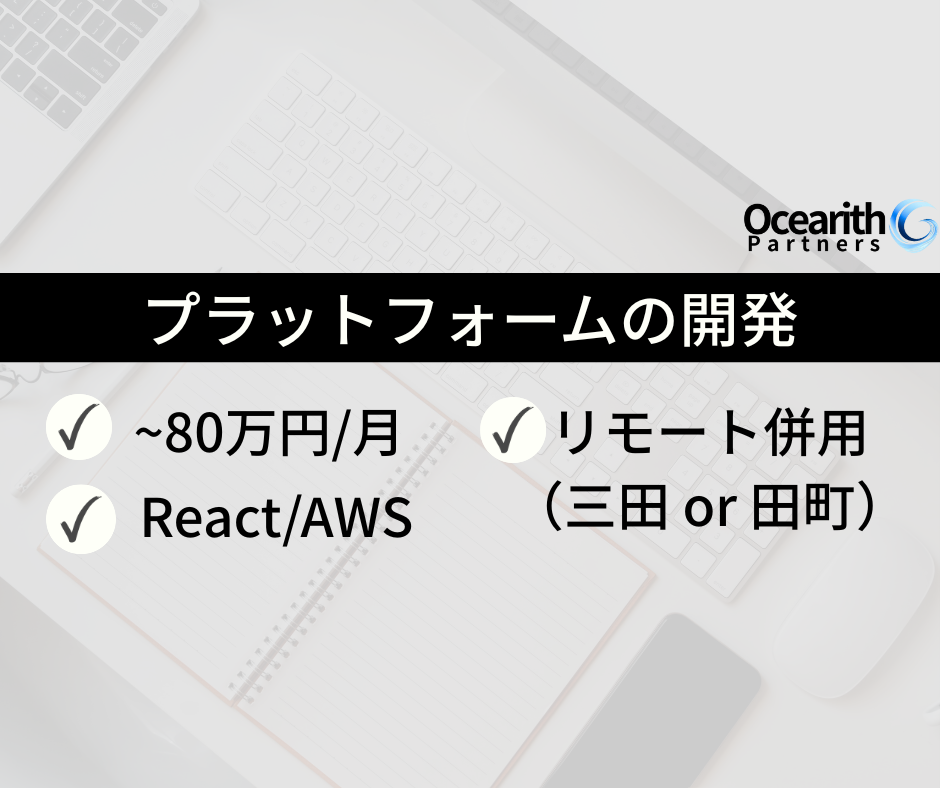 大規模バーチャル空間プラットフォームの開発（React, AWS）