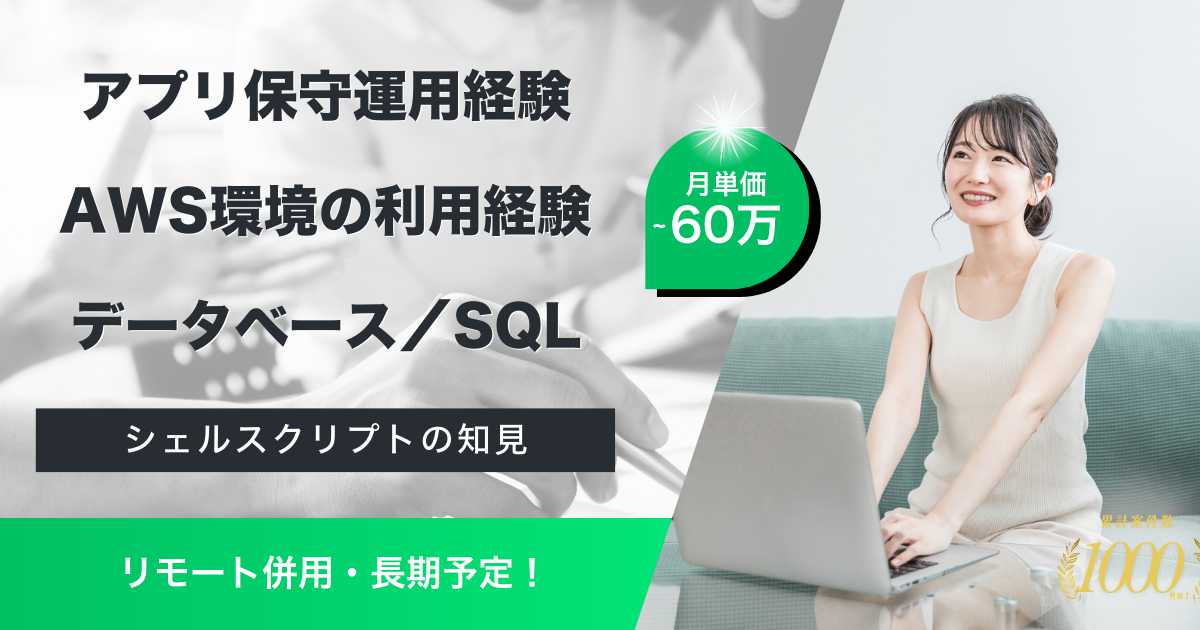 【リモート併用／長期予定】旅行業 データ集計・分析システム保守運用