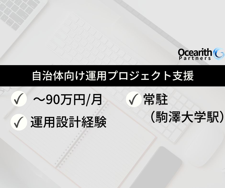 自治体向け運用プロジェクト支援