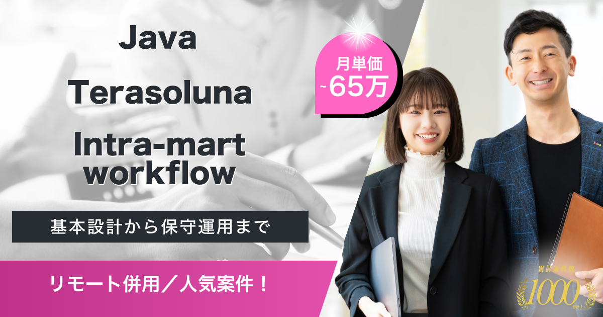 【リモート併用】大手ベンダー 官公庁システム 行政手続き電子化