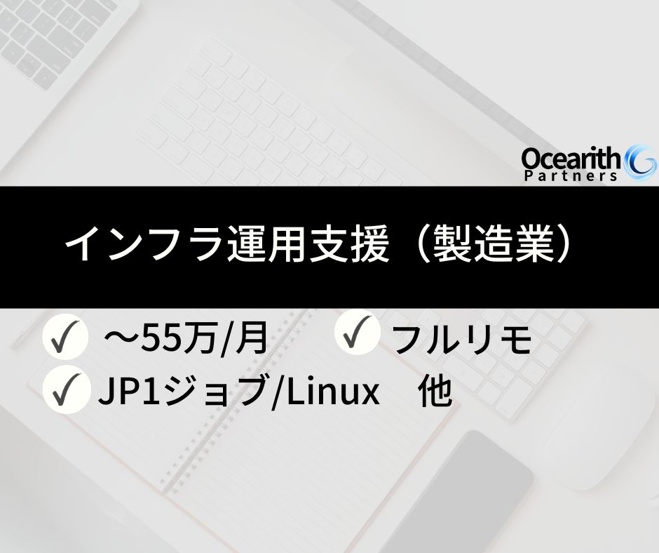 フルリモ【インフラ運用支援（製造業）】