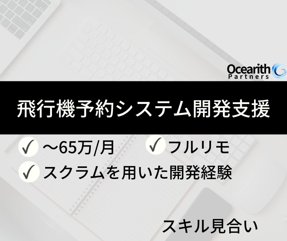 フルリモ【⾶⾏機予約システム開発⽀援】