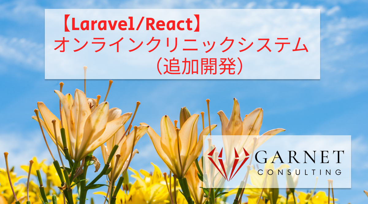 【Laravel/React】オンラインクリニックシステム/追加開発