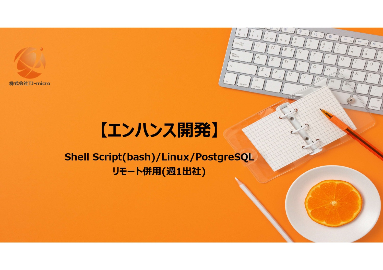 【エンハンス開発】Shell Script(bash)/Linux/PostgreSQL/リモート併用【TJ-micro】