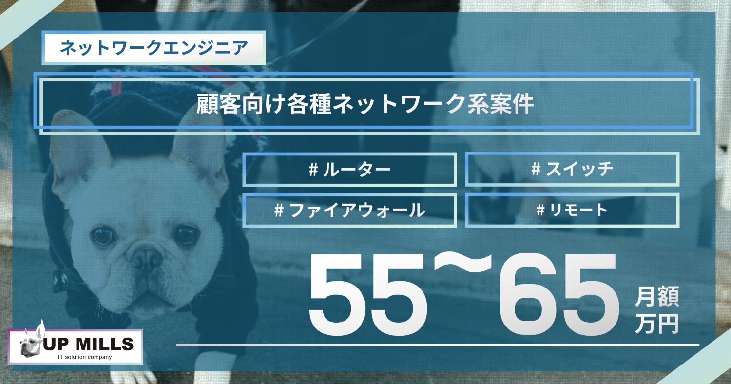 顧客向け各種ネットワーク系案件