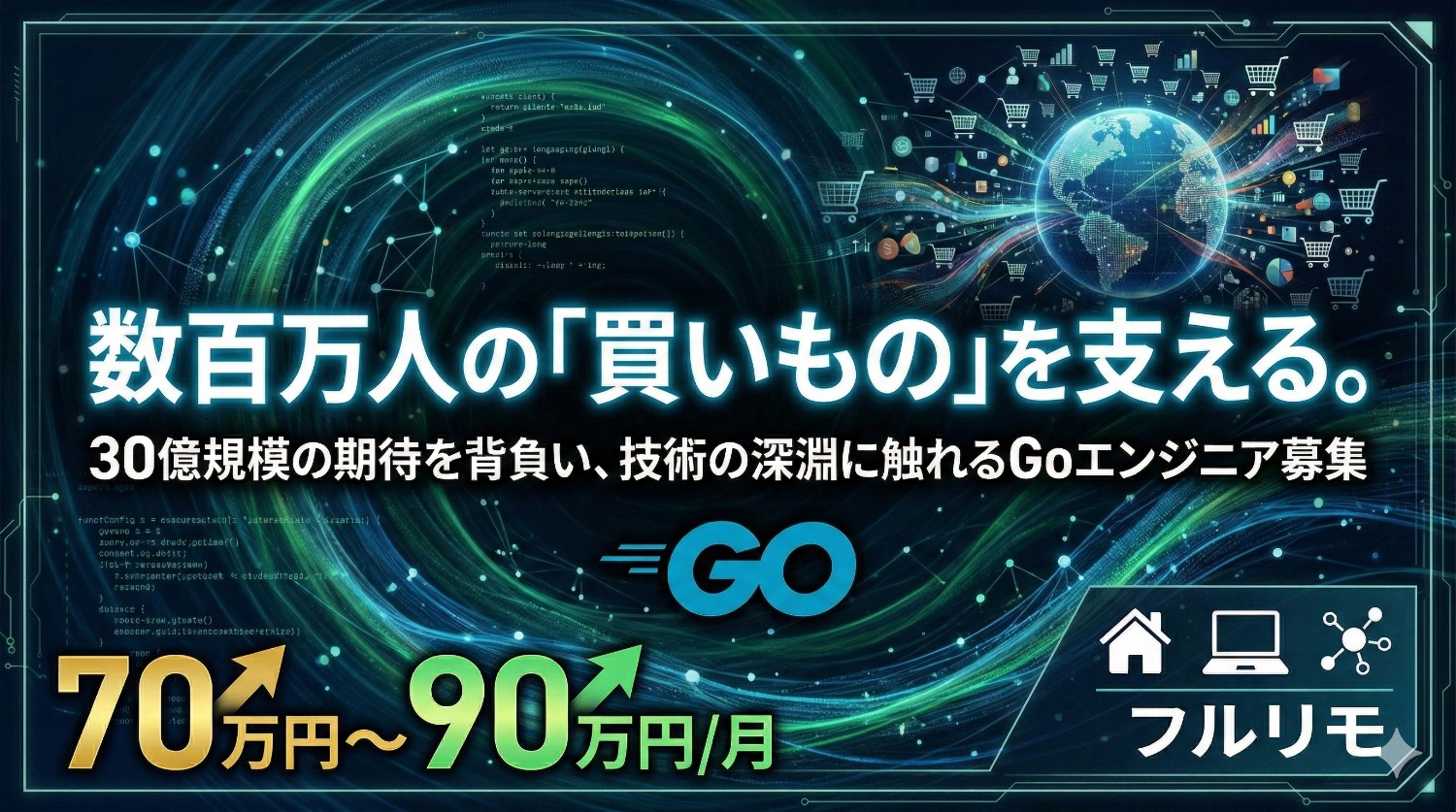 【Go / GCP / フルリモート】累計30億調達の急成長toC。メガベンチャー出身陣と挑む「高トラフィック×0→1」の技術的挑戦。