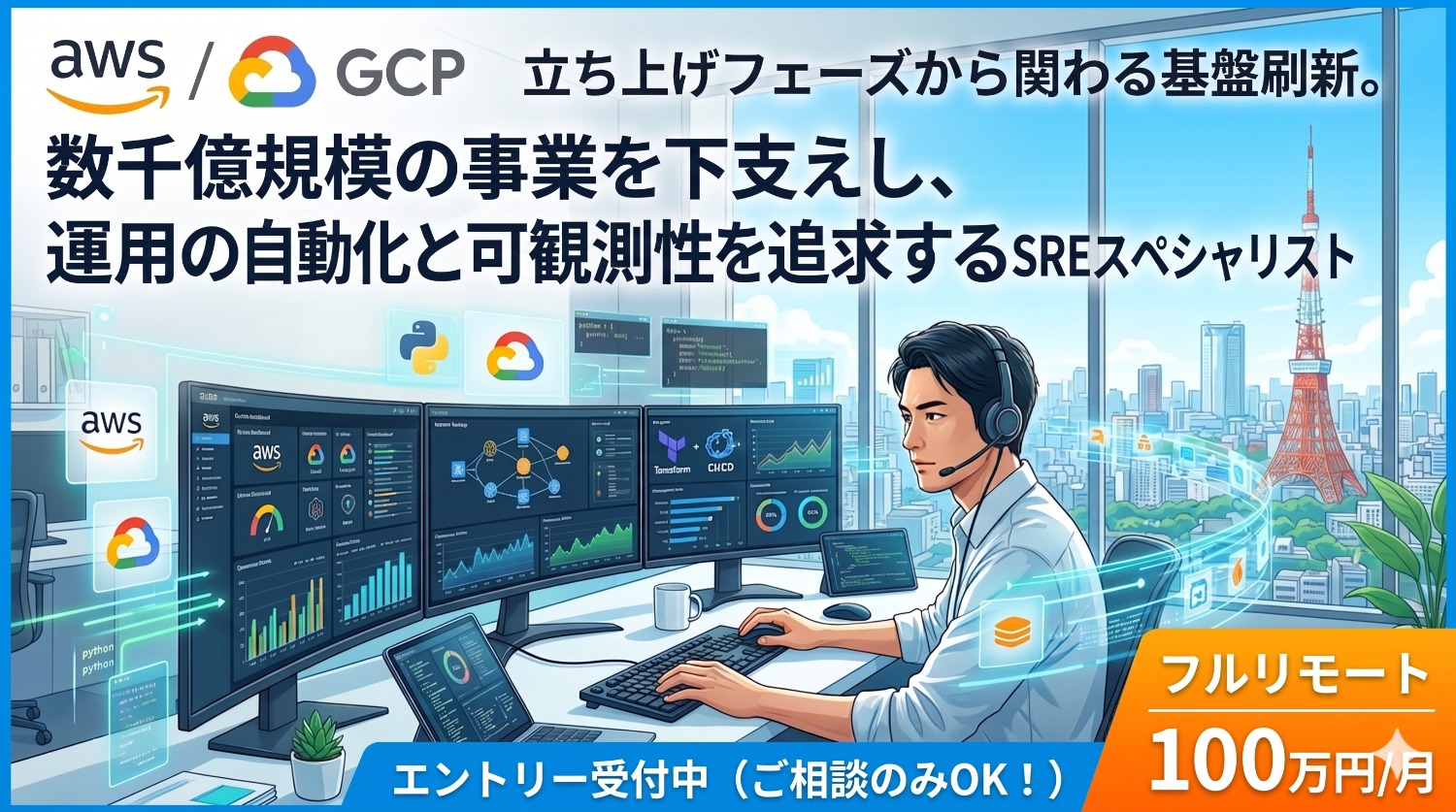 【SRE/AWS+GCP】数千億規模の事業を支えるインフラを「再定義」する。生成AI×マルチクラウドの最適化を担うモダナイズの旗振り役