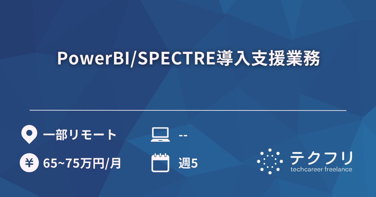 PowerBI/SPECTRE導入支援業務