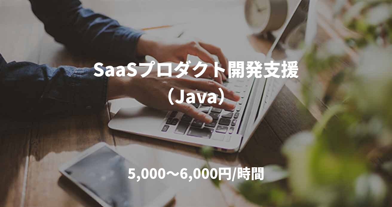 SaaSプロダクト開発支援（Java）