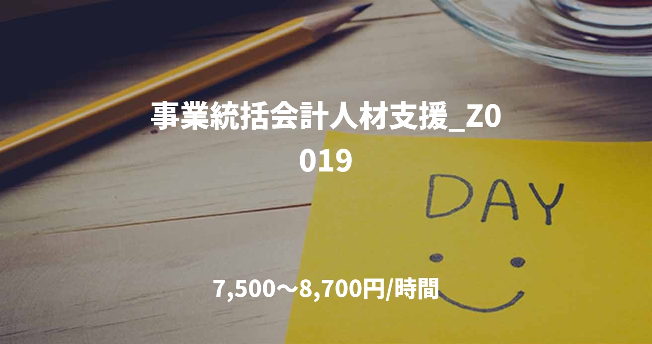 事業統括会計人材支援_Z0019