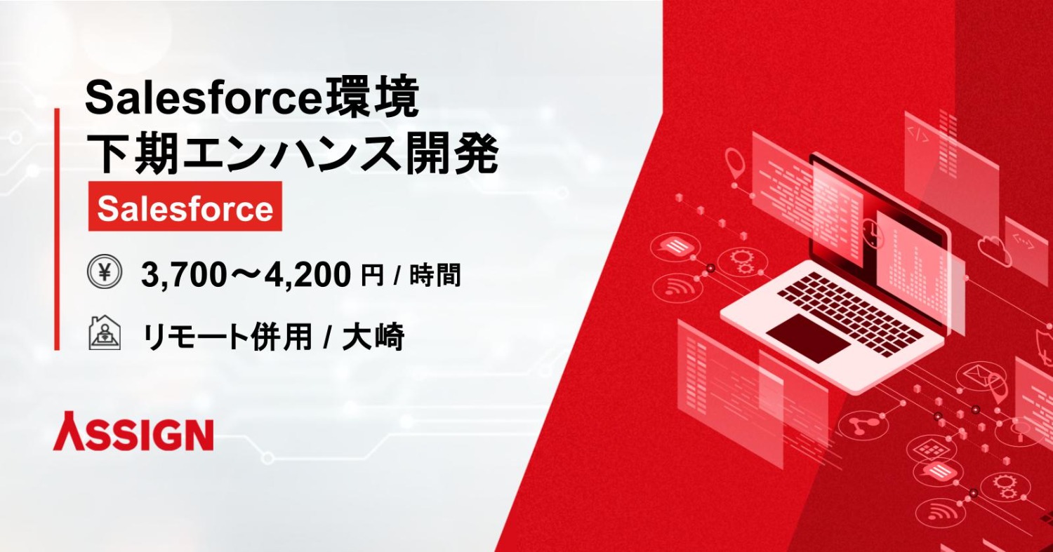 Salesforce環境下期エンハンス開発