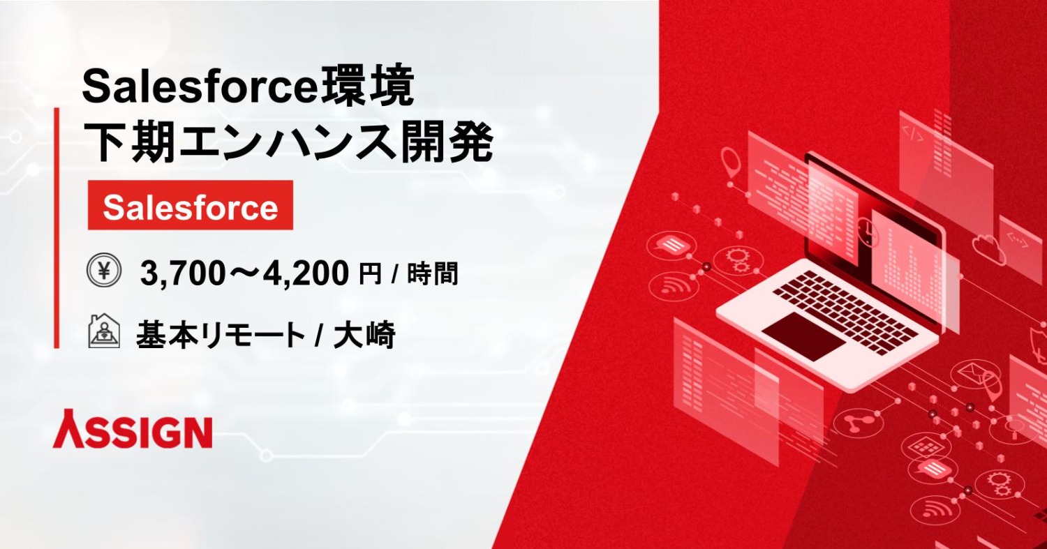 Salesforce環境下期エンハンス開発